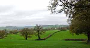 gently rolling hills