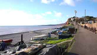 Budleigh seafront