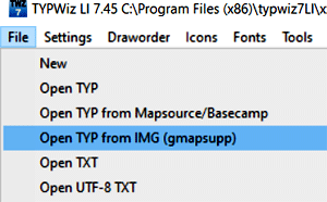 Get TYP from a gmapsupp