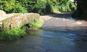 A ford near Clyst St George