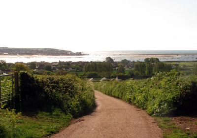 Overlooking the mouth of the Exe