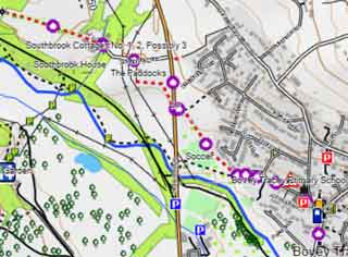 Follow Dartmoor Way on map