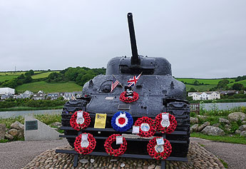 Sherman tank raised from seabed in 1984
