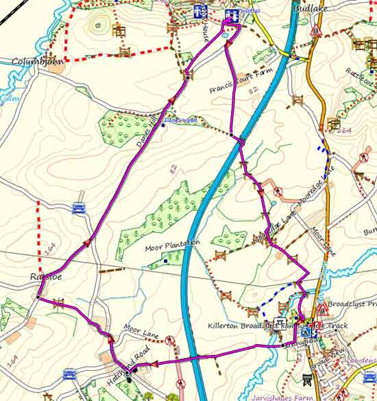 poltimore to Broadclyst walk