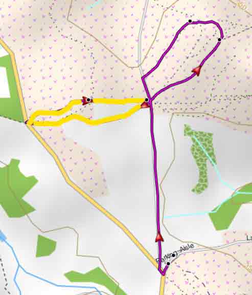 Map of Bowerman's Nose Walk 1