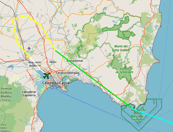 Map showing Vectoring