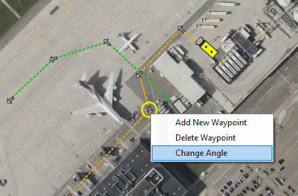 change angle