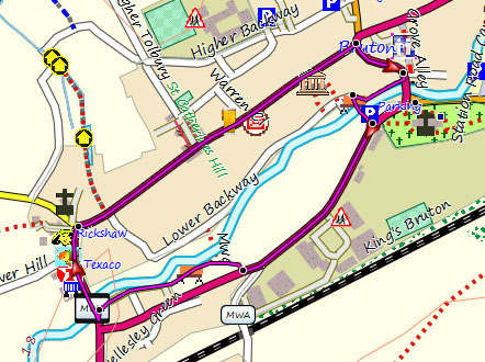Map of Bruton Town Trail