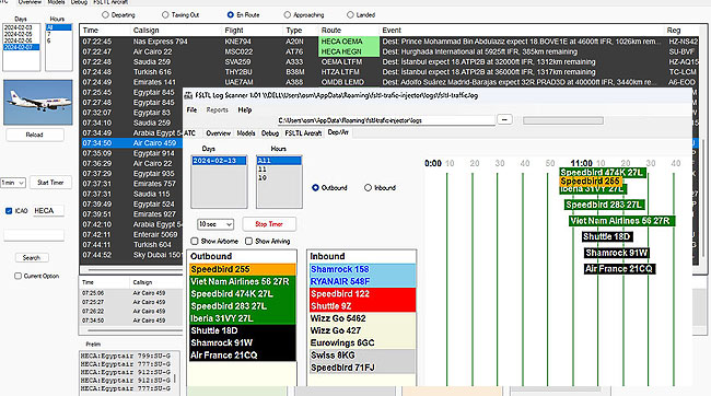 FSLTL Log Scanner Screens