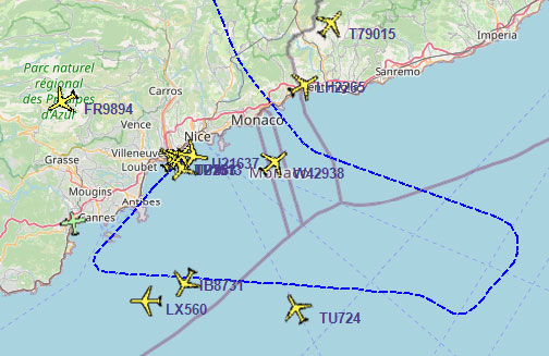 FSLTL Log Scanner showing routes and live traffic