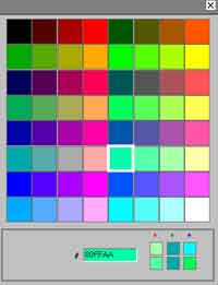 Garmin 64 color palette